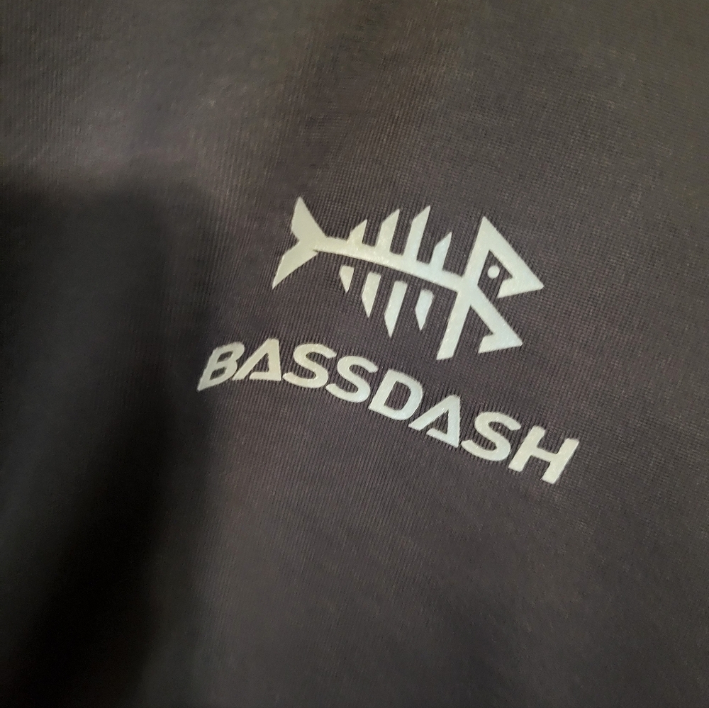 24 Bassdash Fishing Men Black Neck Gaiter Sweatshirt Hoodie Outdoor Sports 2XL - Picture 9 of 10